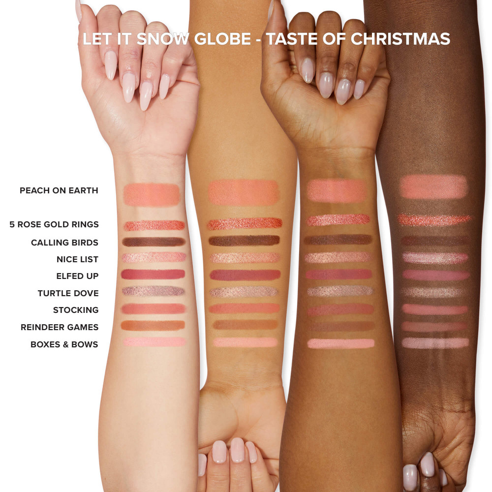 Подарочный набор из трех палеток Let It Snow Globes