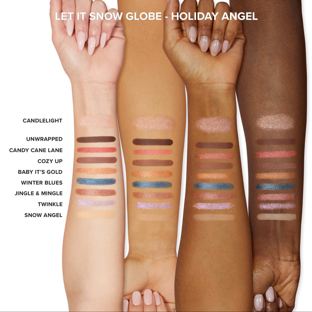 Подарочный набор из трех палеток Let It Snow Globes