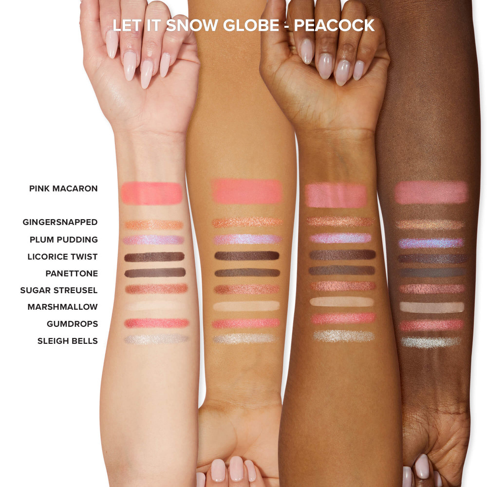 Подарочный набор из трех палеток Let It Snow Globes