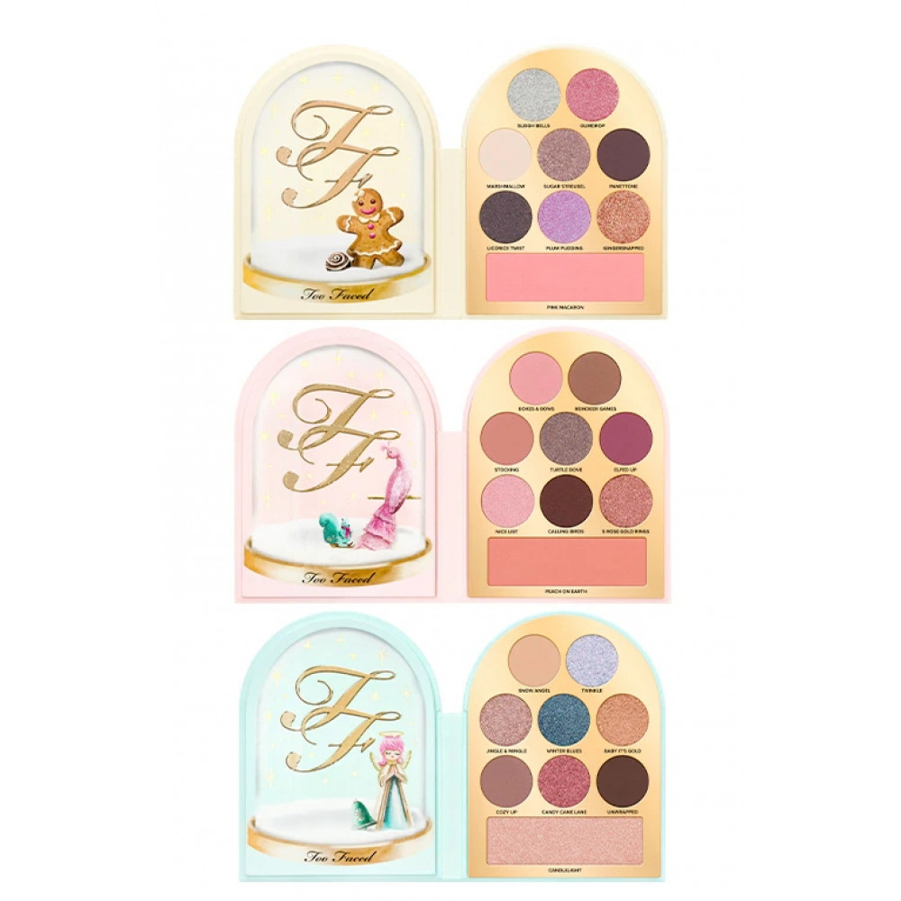 Подарочный набор из трех палеток Let It Snow Globes